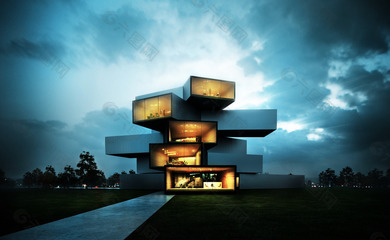 國外建筑效果圖參考